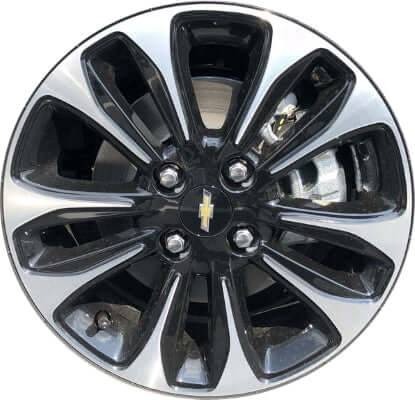 2019-2022 Chevrolet Wheels OEM Rims for Sale | Spark Machined Black