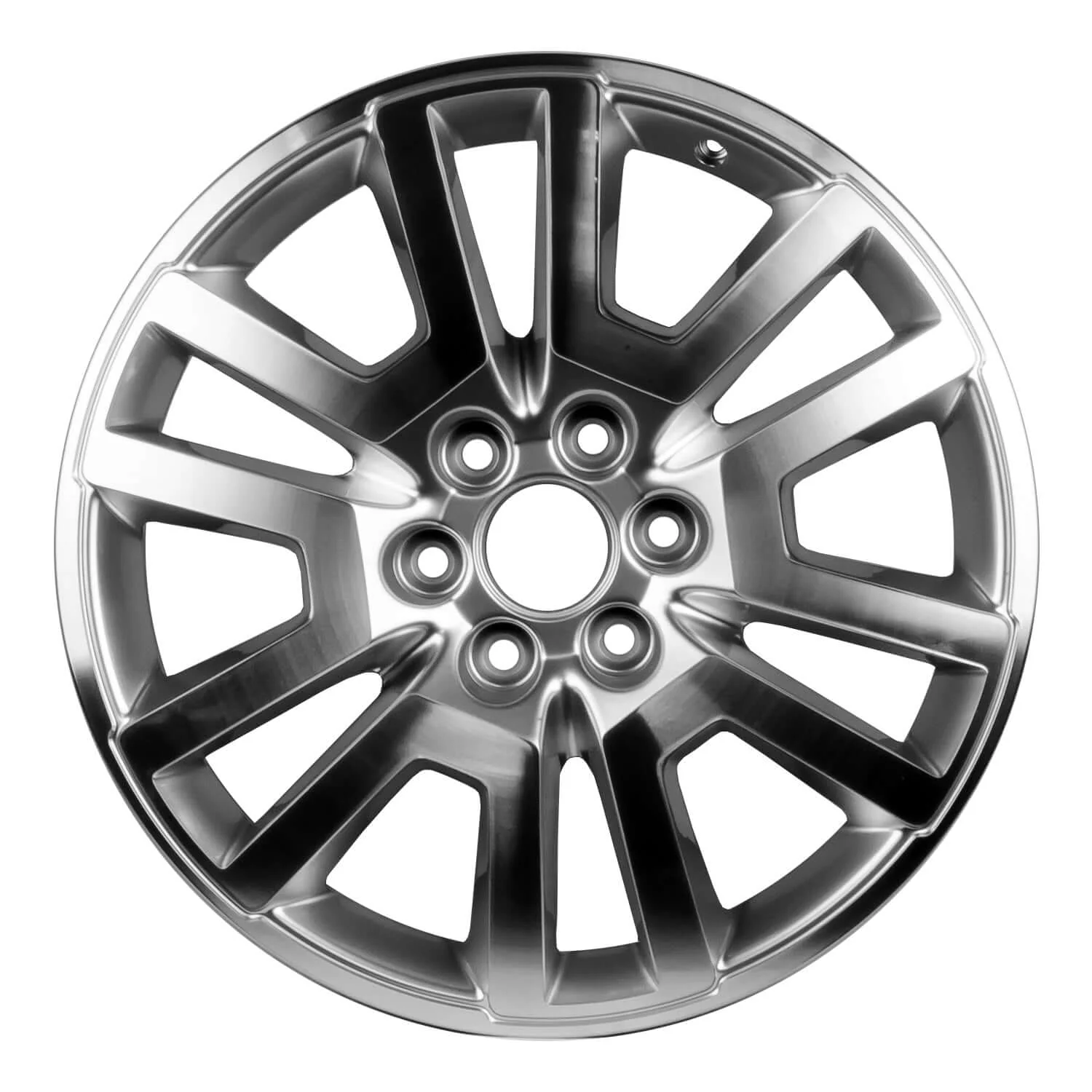 2013-2016 GMC Wheels OEM Rims for Sale | Acadia Machined Hyper Silver