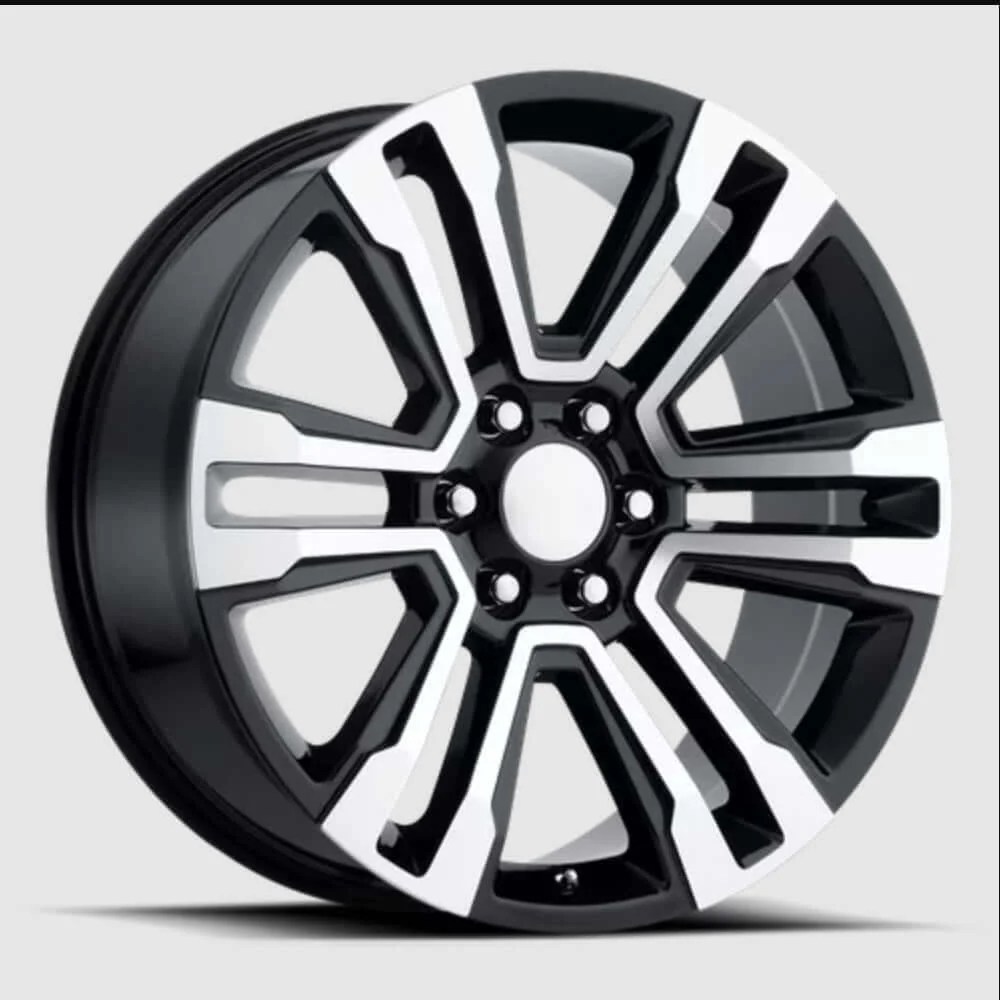 2017-2020 GMC Wheels OEM Rims for Sale | Yukon 1500 Machined Black