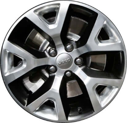 2014-2018 Jeep Wheels OEM Rims for Sale | Cherokee Polished Black