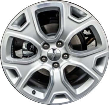 2015-2023 Jeep Wheels OEM Rims for Sale | Renegade Machined Silver