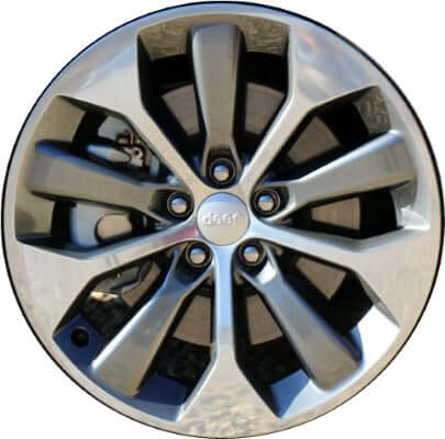 2018-2022 Jeep Wheels OEM Rims for Sale | Cherokee Polished Charcoal