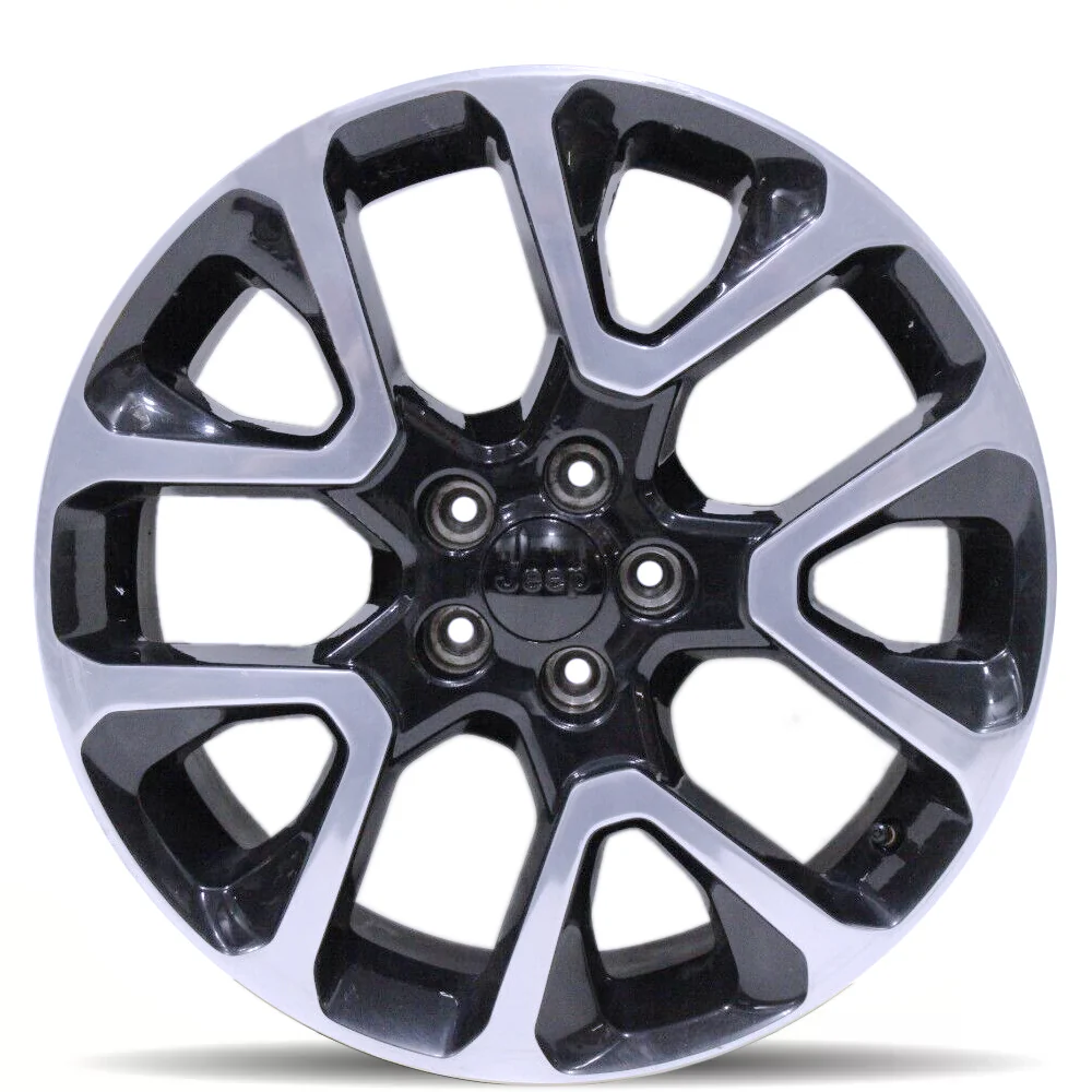 2017-2023 Jeep Wheels OEM Rims for Sale | Compass Renegade Polished Black