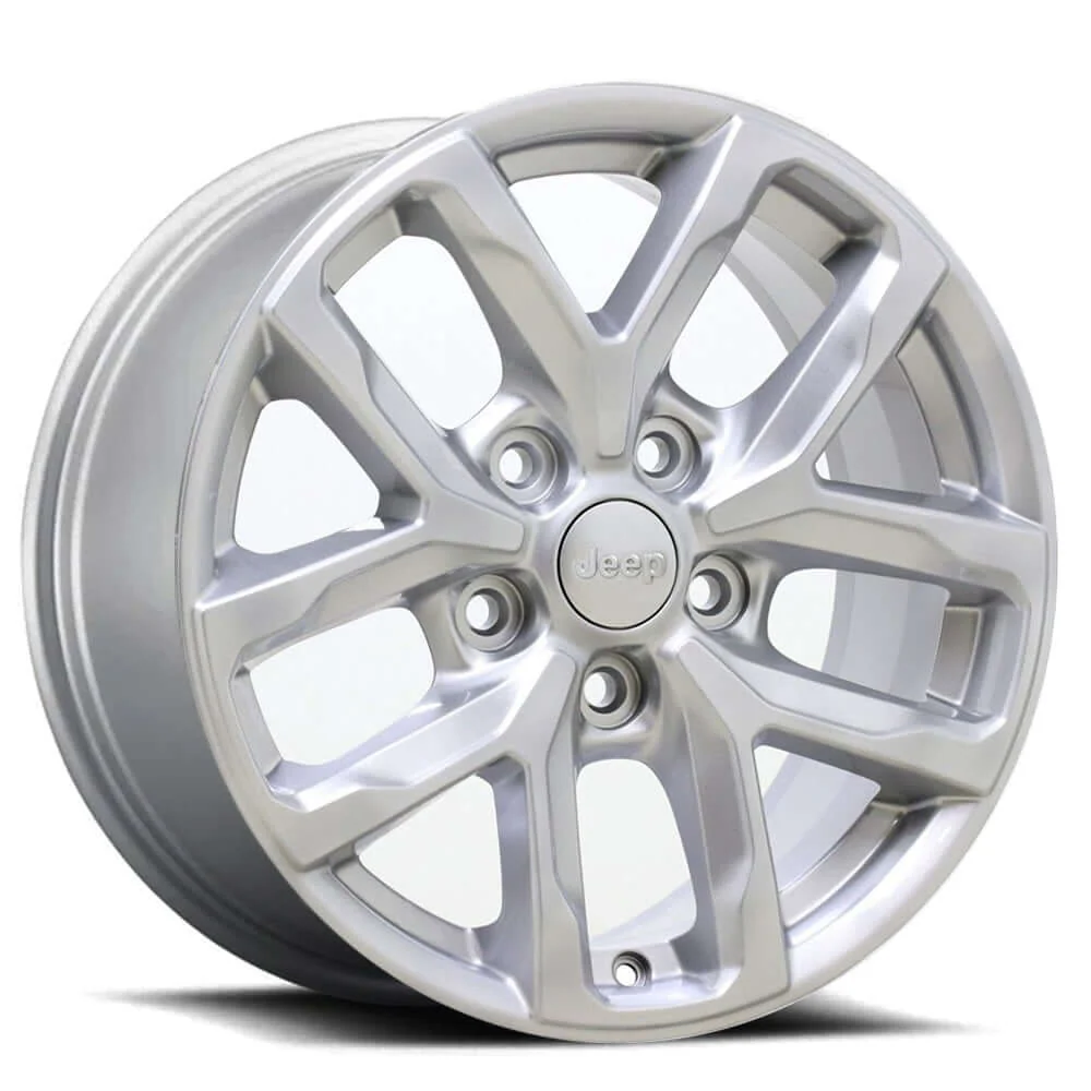 2021-2023 Jeep Wheels OEM Rims for Sale | Gladiator Wrangler Silver