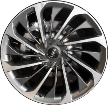 2020-2024 Lincoln Wheels OEM Rims for Sale | Aviator Machined Dark Grey
