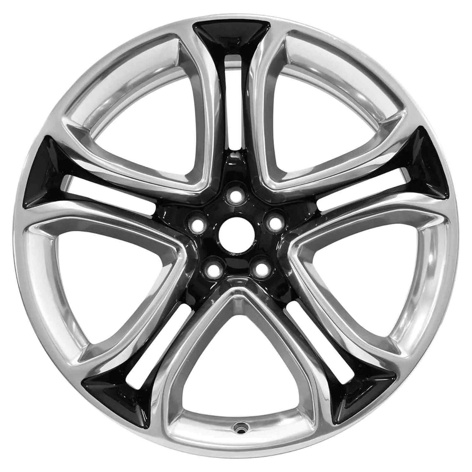 2011-2015 Lincoln Wheels OEM Rims for Sale | Edge Mkx Polished With Black