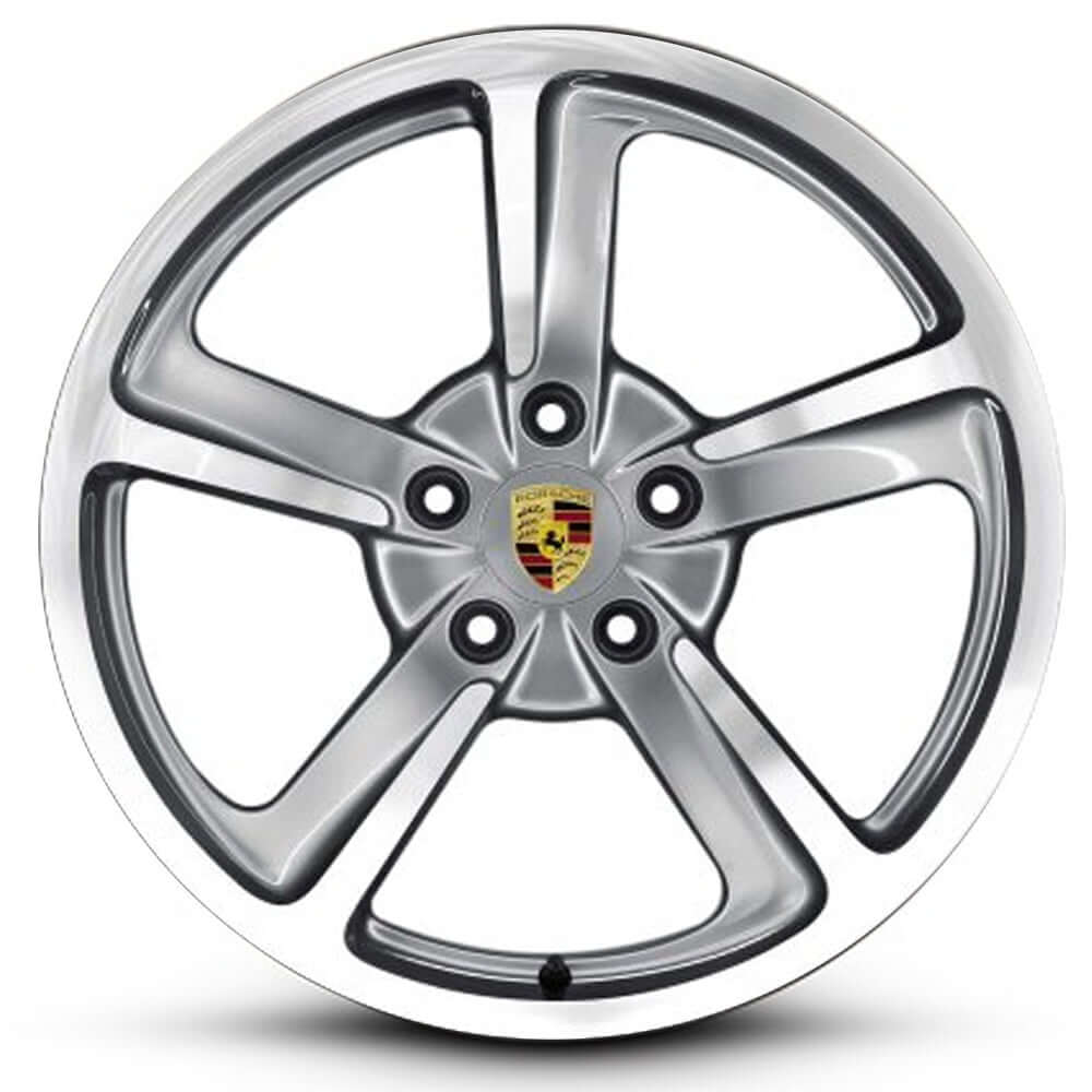 2013-2016 Porsche Wheels OEM Rims for Sale | Boxster Cayman Machined Silver
