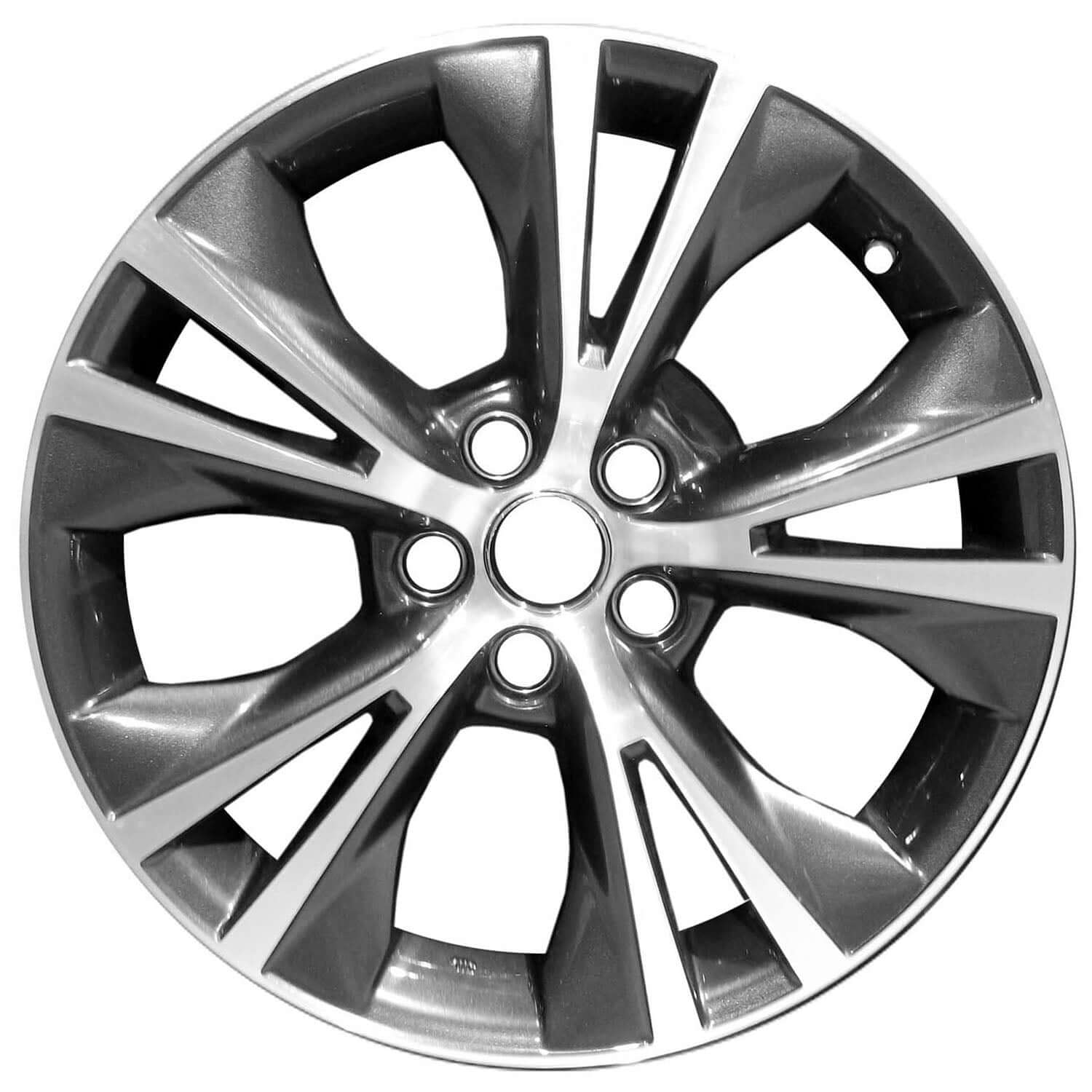 2014-2019 Toyota Wheels OEM Rims for Sale | Highlander Machined Charcoal